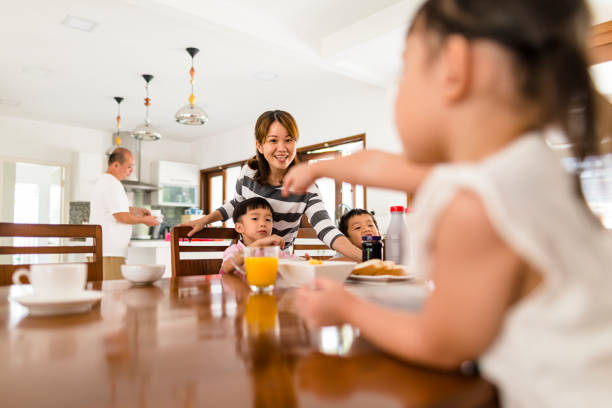 istock Chinese family preparing breakfast in Malaysia 960926812