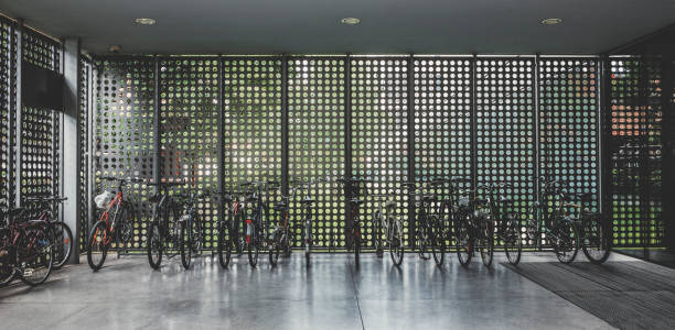 City public bicycle parking sport.