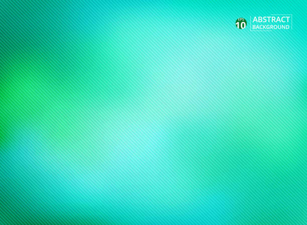 istock Art of abstraction smooth gradient soft green on soft stripes line of diagonal patterns background. 960943146