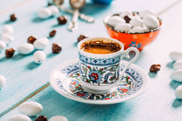 istock Turkish Coffee and Turkish Delights 960947300