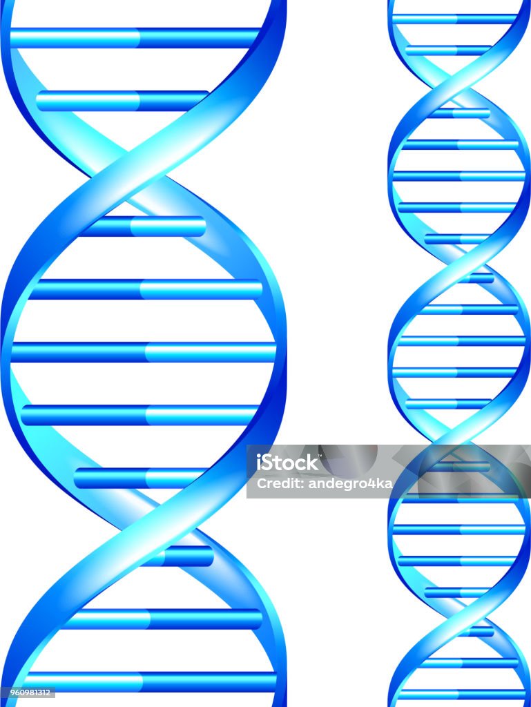 Dna Object Dna Isolated Seamless Object Vector Set Stock Illustration - Download ...