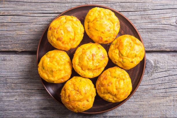 istock Homemade baked muffins with cheese 960982698