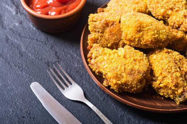 istock Tasty fried chicken wings 960982710