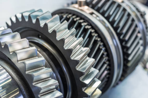 istock Steel gears and rolling bearing 960988772