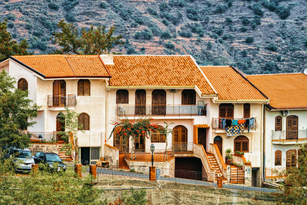 istock Beautiful landscape with Savoca village in mountain Sicily 960989770