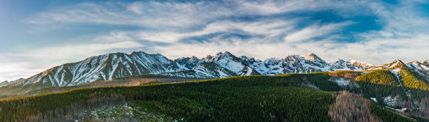 istock Tatra mountains panorama, sunrise spring, Poland landscape 960996236