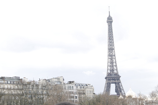 Eiffel tower in Paris in France