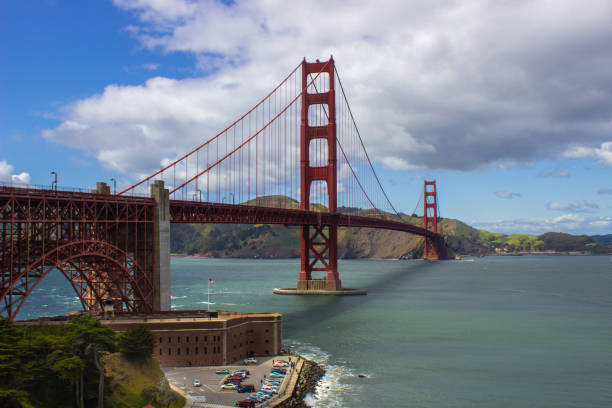 istock Golden Gate Bridge San Francisco with Wildflowers 961034966