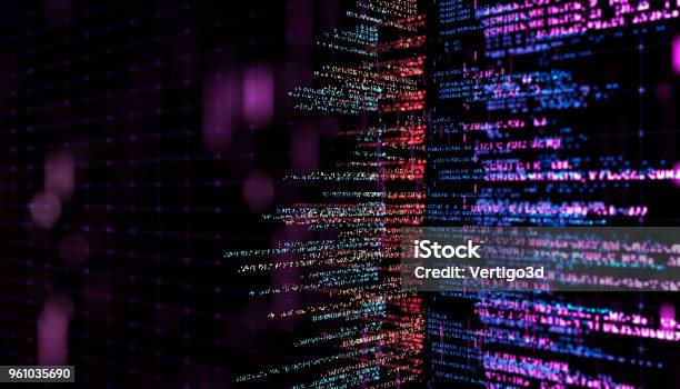 Abstract Program And Code Stock Photo - Download Image Now - Computer Software, Development, Coding