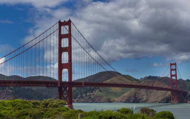 istock Golden Gate Bridge San Francisco with Wildflowers 961036016