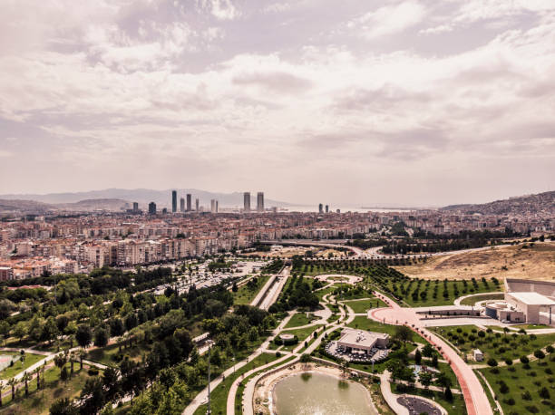 istock Aerial View from Bornova, Izmir, Turkey 961043670