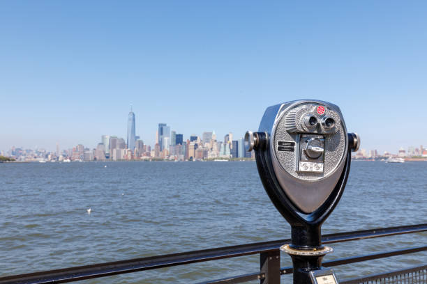 istock Binoculars looking to the Manhattan skyline 961047290