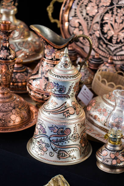 istock Very old style metal ewer water jar 961065340