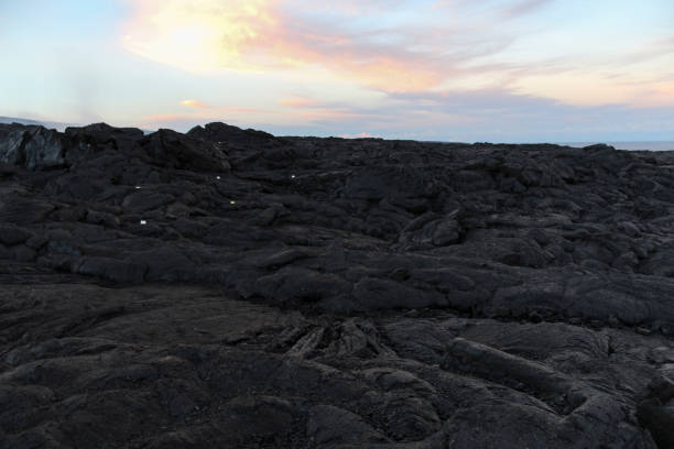 istock Lava field slope, Big Island, Hawaii. 961076882