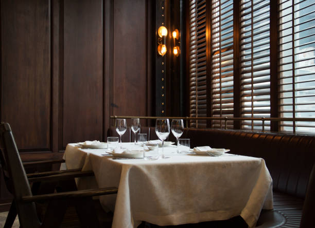 Luxury Table setting for party, Christmas, holidays and weddings