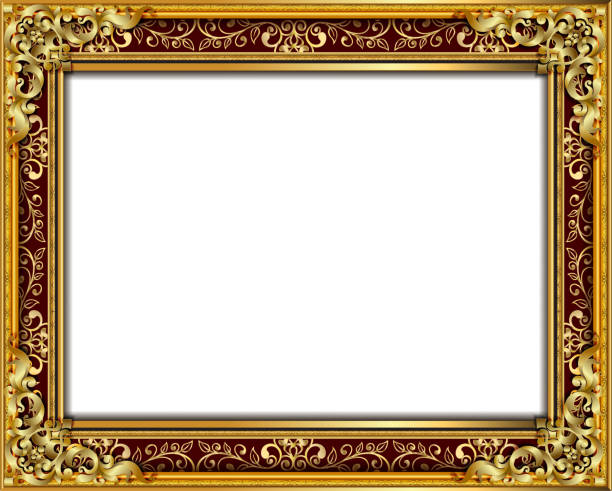 額　タイランド　飾り Decorative Vintage Frames And Borders Set Gold Photo Frame