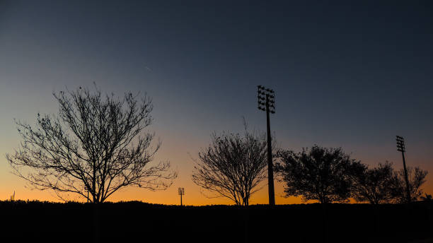 istock Sunset in the Clean sky during Winter 961100162