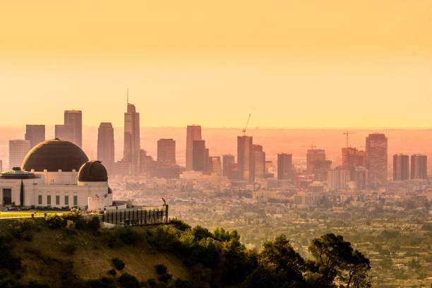 istock Los Angeles looking from Mt Hollywood at Dawn 961114450