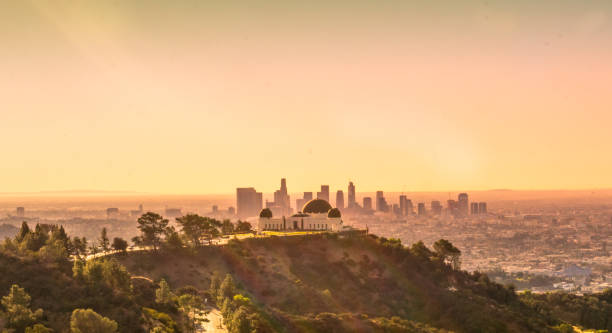 istock Los Angeles looking from Mt Hollywood at Dawn 961116656