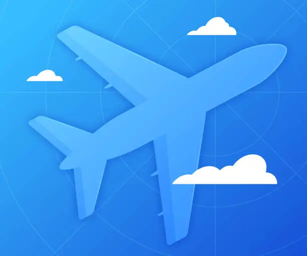 Vector illustration of Air Travel