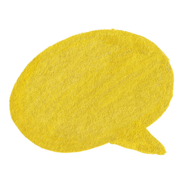 istock Golden yellow velvet thought balloon bubble cloud symbol isolated 961122008