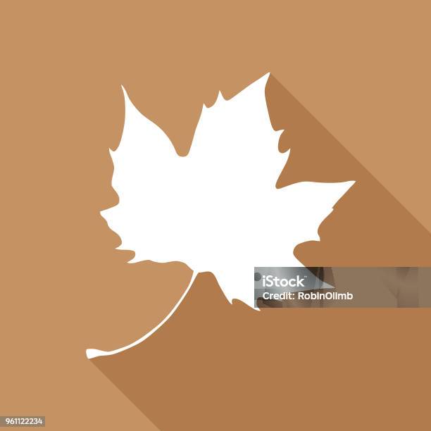 Brown Maple Leaf Icon Stock Illustration - Download Image Now - Maple Leaf, Vector, Leaf