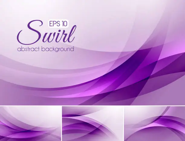 Vector illustration of Swirl abstract background