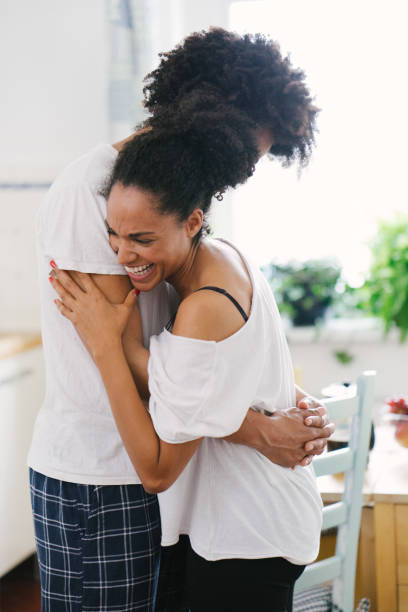 istock Young beautiful couple in the kitchen 961163168