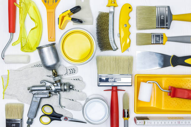 istock various painting tools for house renovation on white wooden desk 961163718