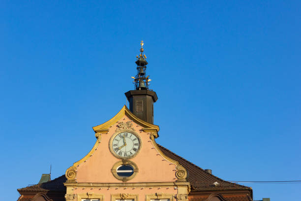 istock town hall facade with clock and bell tower 961169624