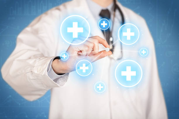 istock A doctor showing a pill with crosses 961182616