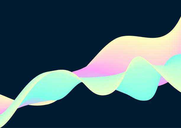 istock Colorful wave abstract vector background illustration for banner, flyer, book cover and poster, design template 961204404