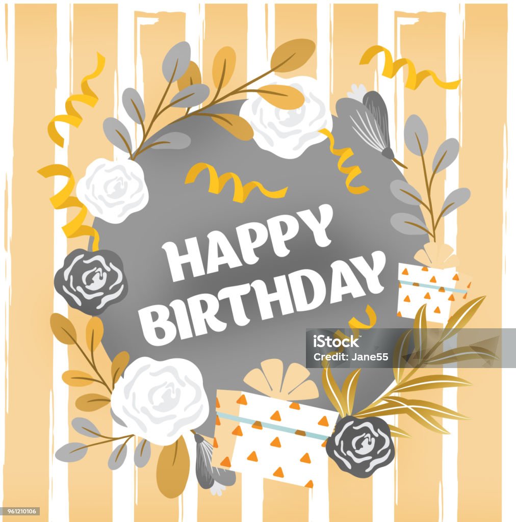 Happy Birthday Banner Stock Illustration - Download Image Now ...