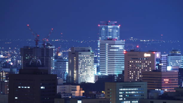 istock The beautiful Sapporo's New Three Major Night Scenes 961210842