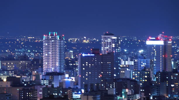 istock The beautiful Sapporo's New Three Major Night Scenes 961211000