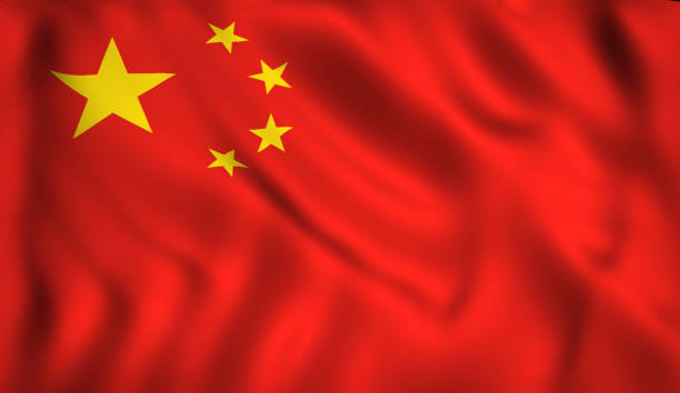 cina simbolo del potere cinese - chinese flag foto e immagini stock