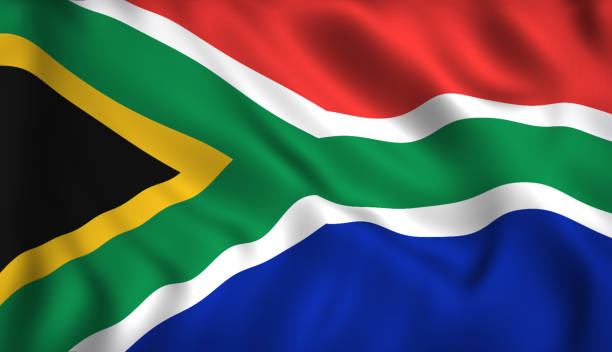 istock Flag south Africa waving in the wind 961226666