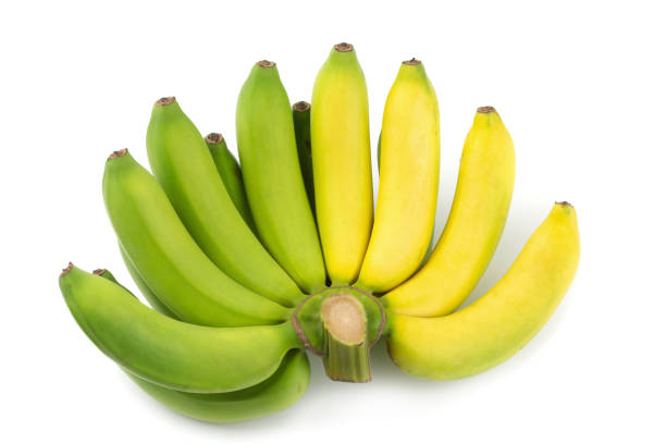 istock Bunch of bananas isolated on a white background 961227226
