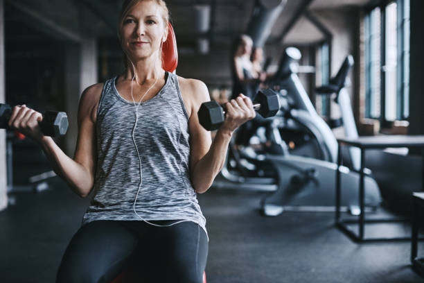 istock She's happiest when she's lifting 961254714