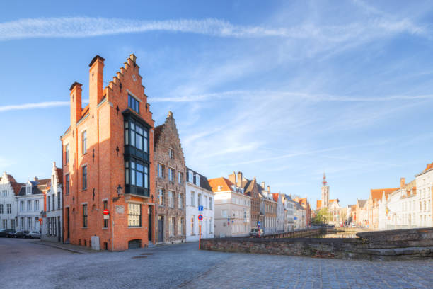 istock medieval architecture of Bruges, Belgium. 961261970