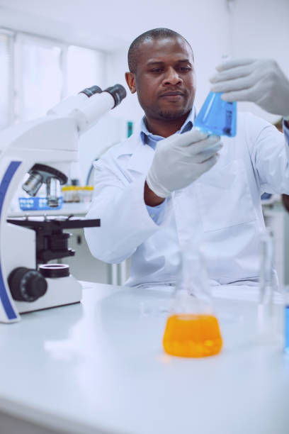 istock Smart biologist holding his tube 961265690