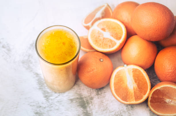 istock Orange Juice Fresh with Fruit 961278756