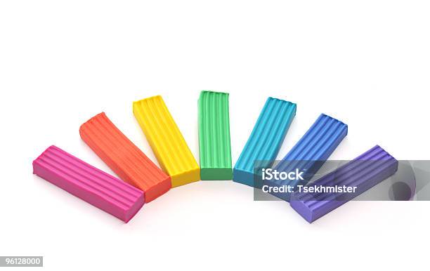 Plasticine Stock Photo - Download Image Now - Arranging, Blue, Brick