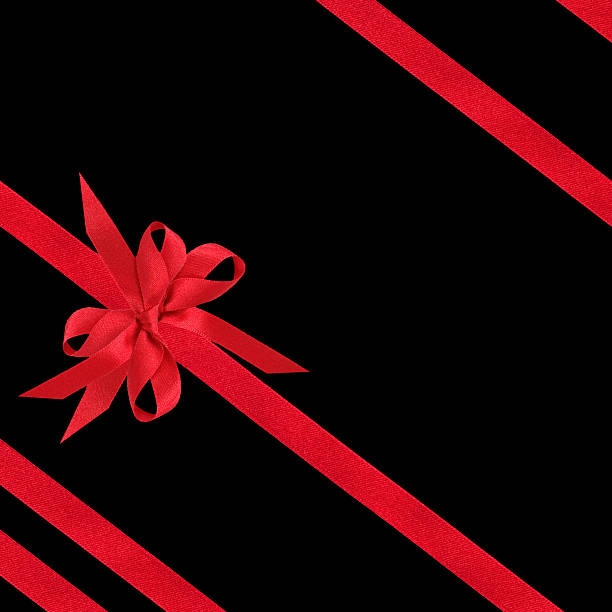 istock Red Satin Bow and Ribbons 96128735