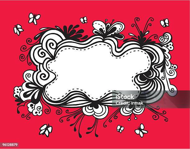 Cornice Floreale - Immagini vettoriali stock e altre immagini di Art Déco - Art Déco, Bianco, Clip art