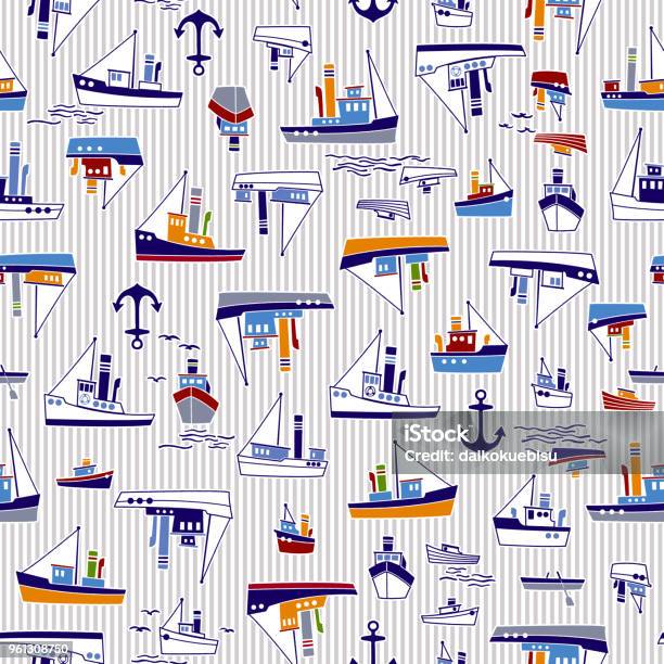 Ship Pattern Illustration Stock Illustration - Download Image Now ...