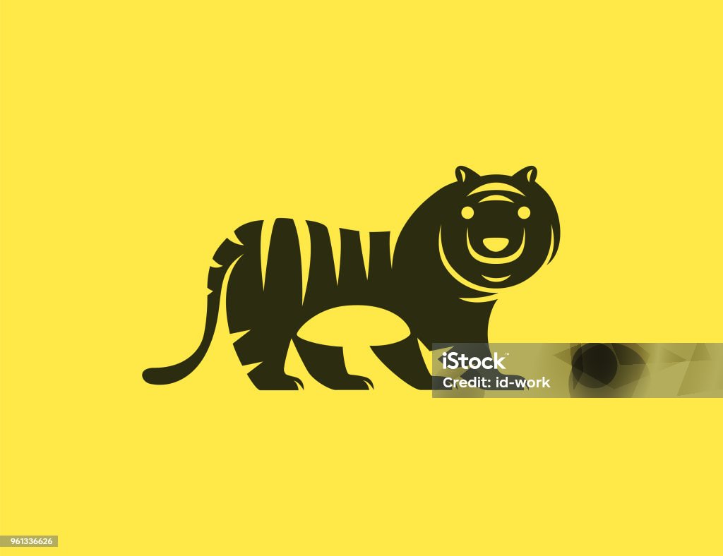 tiger icon vector illustration of tiger icon Animal stock vector