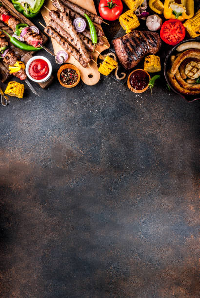 istock Various barbecue grill food 961337772