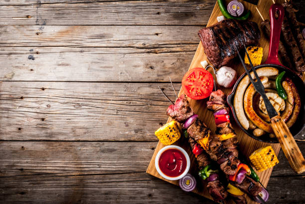 istock Various barbecue grill food 961339538