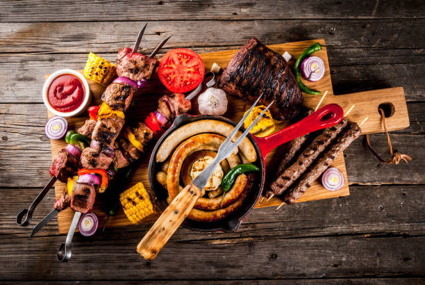 istock Various barbecue grill food 961339630